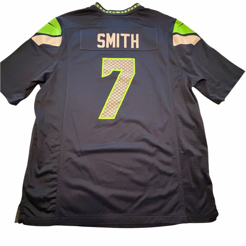 Seattle Seahawks Geno Smith Football Jersey - Smith #7